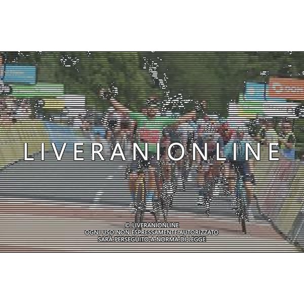 01-06-2021 Criterium Du Dauphine Libere; Tappa 03 Langeac - Saint Haon Le Vieux; 2021, Bahrain - Victorious; 2021, Astana - Premier Tech; Colbrelli, Sonny; Aranburu Deva, Alexander; Saint Haon Le Vieux; ©SIROTTI/AGENZIA ALDO LIVERANI SAS