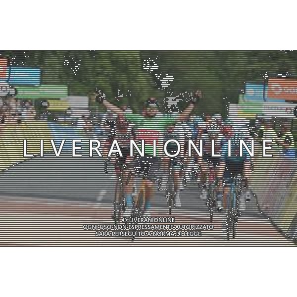 01-06-2021 Criterium Du Dauphine Libere; Tappa 03 Langeac - Saint Haon Le Vieux; 2021, Bahrain - Victorious; 2021, Astana - Premier Tech; Colbrelli, Sonny; Aranburu Deva, Alexander; Saint Haon Le Vieux; ©SIROTTI/AGENZIA ALDO LIVERANI SAS