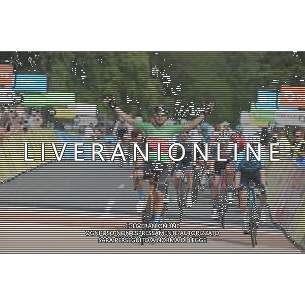 01-06-2021 Criterium Du Dauphine Libere; Tappa 03 Langeac - Saint Haon Le Vieux; 2021, Bahrain - Victorious; 2021, Astana - Premier Tech; Colbrelli, Sonny; Aranburu Deva, Alexander; Saint Haon Le Vieux; ©SIROTTI/AGENZIA ALDO LIVERANI SAS