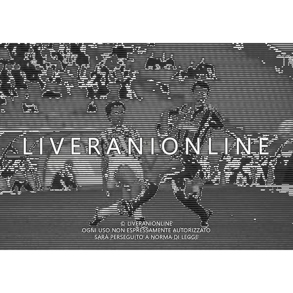 09-10-1988 UDINE- CAMPIONATO DI CALCIO SERIE B UDINESE -TARANTO 2-1 NELLA FOTO GIUSEPPE CATALANO E GIANPIETRO TAGLIAFERRI AG ALDO LIVERANI SAS