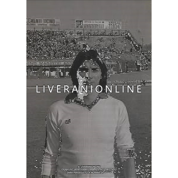 08-02-1981 VARESE CAMPIONATO DI CALCIO SERIE B VARESE FOGGIA 0-0 NELLA FOTO FRANCO FASOLI AG ALDO LIVERANI SAS