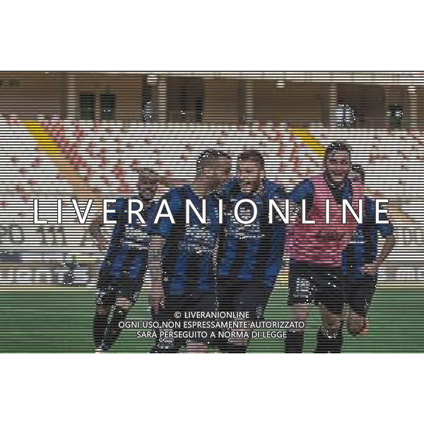 Radonia/LMedia - Padova Calcio vs Renate - Campionato di Calcio Serie C - Lega Pro 2020/2021 02 giugno 2021 - Stadio Euganeo, Padova, Italia Nella foto: Giuseppe Giovinco (Renate) festeggia il goal con i compagni @Radonia/LMedia/AGENZIA ALDO LIVERANI SAS