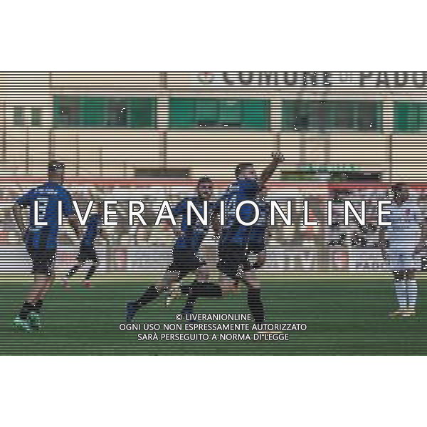 Radonia/LMedia - Padova Calcio vs Renate - Campionato di Calcio Serie C - Lega Pro 2020/2021 02 giugno 2021 - Stadio Euganeo, Padova, Italia Nella foto: L\'esultanza di Francesco Galuppini (Renate) @Radonia/LMedia/AGENZIA ALDO LIVERANI SAS