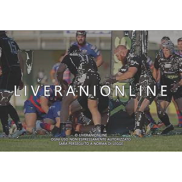 Carnabucia/LMedia - Finale Scudetto 2021 - Petrarca Rugby vs Femi-CZ Rovigo - Campionato di Rugby Top 10 2020/2021 02 giugno 2021 - Stadio Plebiscito, Padova, Italia Nella foto: Davide Ruggeri (Rugby Rovigo) segna per i suoi @Carnabucia/LMedia/AGENZIA ALDO LIVERANI SAS