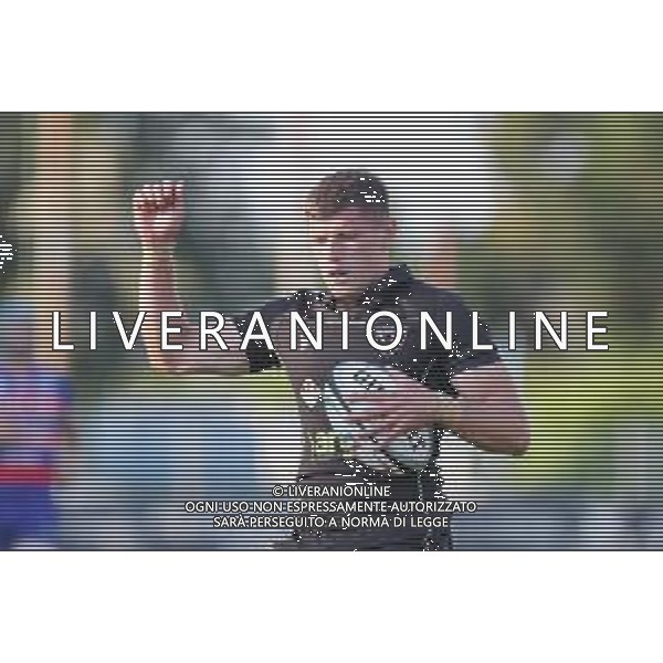 Carnabucia/LMedia - Finale Scudetto 2021 - Petrarca Rugby vs Femi-CZ Rovigo - Campionato di Rugby Top 10 2020/2021 02 giugno 2021 - Stadio Plebiscito, Padova, Italia Nella foto: Scott Lyle (Argos Petrarca Padova) chiama il mark in difesa @Carnabucia/LMedia/AGENZIA ALDO LIVERANI SAS