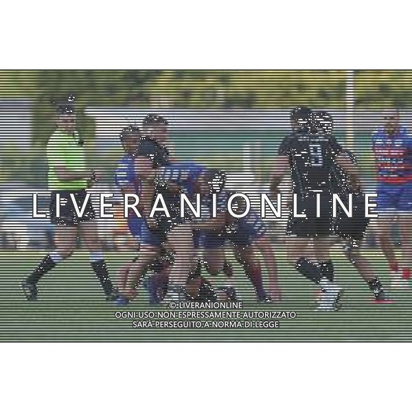 Carnabucia/LMedia - Finale Scudetto 2021 - Petrarca Rugby vs Femi-CZ Rovigo - Campionato di Rugby Top 10 2020/2021 02 giugno 2021 - Stadio Plebiscito, Padova, Italia Nella foto: Matteo Ferro (Rugby Rovigo) suona la carica per i suoi @Carnabucia/LMedia/AGENZIA ALDO LIVERANI SAS