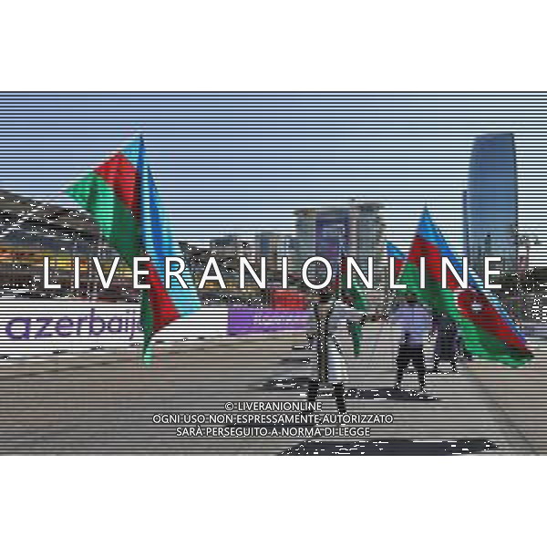 Circuit atmosphere. 03.06.2021. Formula 1 World Championship, Rd 6, Azerbaijan Grand Prix, Baku Street Circuit, Azerbaijan, Preparation Day. - www.xpbimages.com, EMail: requests@xpbimages.com © Copyright: Moy / XPB Images/AGENZIA ALDO LIVERANI SAS - ITALY ONLY EDITORIAL USE ONLY