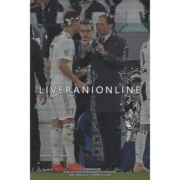 Torino 07.11.2018 Allianz Stadium 07.11.2018 Juventus vs Manchester United FC ©Falzone/Agenzia Aldo Liverani NELLA FOTO : CRISTIANO RONALDO-MASSIMILIANO ALLEGRI ©FALZONE/AGENZIA ALDO LIVERANI SAS