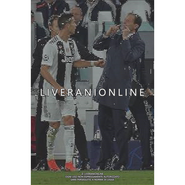 Torino 07.11.2018 Allianz Stadium 07.11.2018 Juventus vs Manchester United FC ©Falzone/Agenzia Aldo Liverani NELLA FOTO : CRISTIANO RONALDO-MASSIMILIANO ALLEGRI ©FALZONE/AGENZIA ALDO LIVERANI SAS