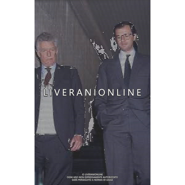 RETROSPETTIVA CARLO CARACCIOLO EDITORE E GIORNALISTA NELLA FOTO NEL 1990 CON CORRADO PASSERA ©Archivio Giovanni Liverani/AGENZIA ALDO LIVERANI SAS