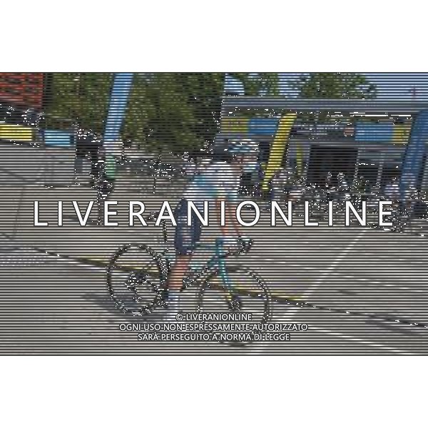 04-06-2021 Criterium Du Dauphine Libere; Tappa 06 Loriol Sur Drome - Le Sappey En Chartreuse; 2021, Astana - Premier Tech; Lutsenko, Alexey; Loriol Sur Drome; ©SIROTTI/AGENZIA ALDO LIVERANI SAS