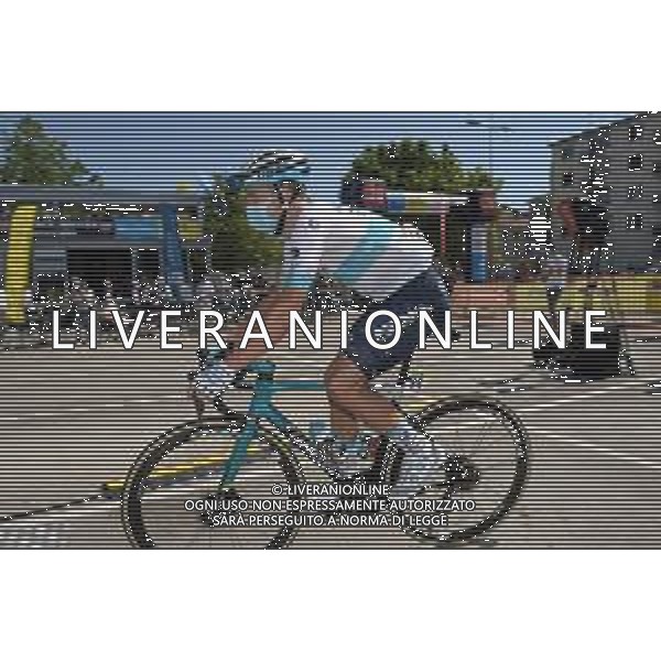04-06-2021 Criterium Du Dauphine Libere; Tappa 06 Loriol Sur Drome - Le Sappey En Chartreuse; 2021, Astana - Premier Tech; Lutsenko, Alexey; Loriol Sur Drome; ©SIROTTI/AGENZIA ALDO LIVERANI SAS