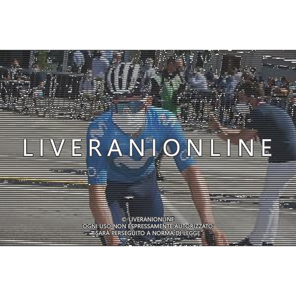04-06-2021 Criterium Du Dauphine Libere; Tappa 06 Loriol Sur Drome - Le Sappey En Chartreuse; 2021, Movistar; Lopez Moreno, Miguel Angel; Loriol Sur Drome; ©SIROTTI/AGENZIA ALDO LIVERANI SAS
