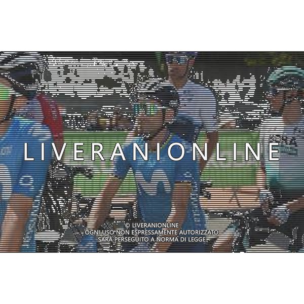 04-06-2021 Criterium Du Dauphine Libere; Tappa 06 Loriol Sur Drome - Le Sappey En Chartreuse; 2021, Movistar; Valverde, Alejandro; Loriol Sur Drome; ©SIROTTI/AGENZIA ALDO LIVERANI SAS