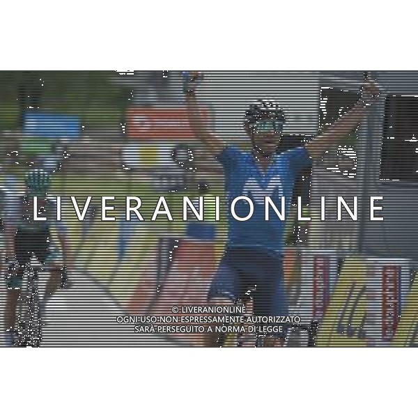 04-06-2021 Criterium Du Dauphine Libere; Tappa 06 Loriol Sur Drome - Le Sappey En Chartreuse; 2021, Movistar; Valverde, Alejandro; Le Sappey En Chartreuse; ©SIROTTI/AGENZIA ALDO LIVERANI SAS