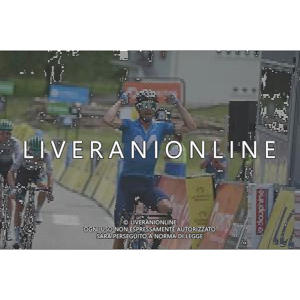 04-06-2021 Criterium Du Dauphine Libere; Tappa 06 Loriol Sur Drome - Le Sappey En Chartreuse; 2021, Movistar; Valverde, Alejandro; Le Sappey En Chartreuse; ©SIROTTI/AGENZIA ALDO LIVERANI SAS