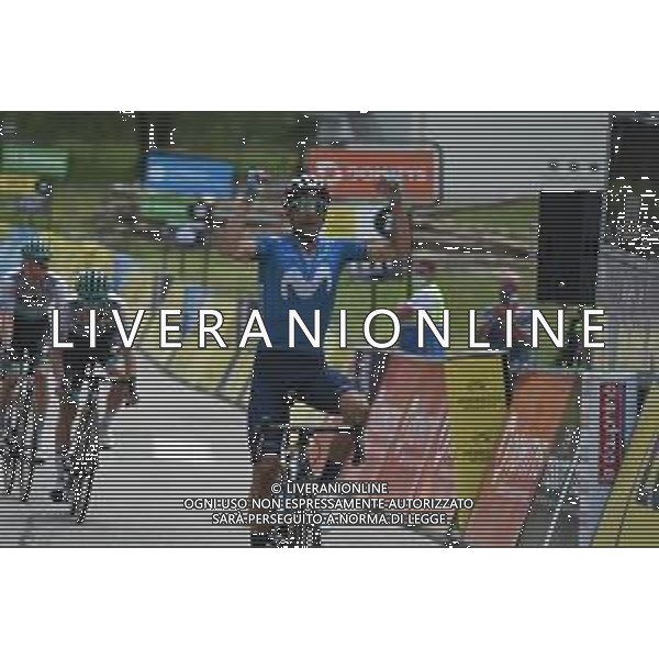 04-06-2021 Criterium Du Dauphine Libere; Tappa 06 Loriol Sur Drome - Le Sappey En Chartreuse; 2021, Movistar; Valverde, Alejandro; Le Sappey En Chartreuse; ©SIROTTI/AGENZIA ALDO LIVERANI SAS