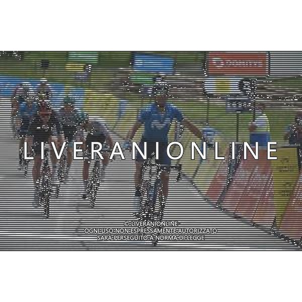 04-06-2021 Criterium Du Dauphine Libere; Tappa 06 Loriol Sur Drome - Le Sappey En Chartreuse; 2021, Movistar; Valverde, Alejandro; Le Sappey En Chartreuse; ©SIROTTI/AGENZIA ALDO LIVERANI SAS