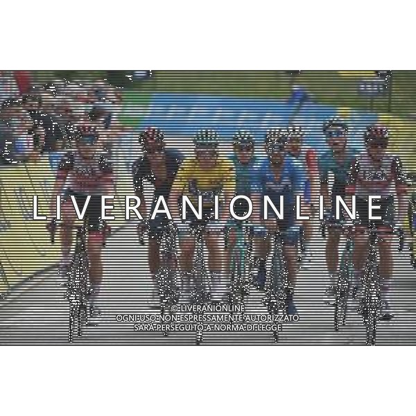 04-06-2021 Criterium Du Dauphine Libere; Tappa 06 Loriol Sur Drome - Le Sappey En Chartreuse; 2021, Bora - Hansgrohe; 2021, Movistar; 2021, Uae - Emirates; Postlberger, Lukas; Rojas, Joaquin Gil Jose; Mcnulty, Brandon; Bystrom, Sven Erik; Le Sappey En Chartreuse; ©SIROTTI /AGENZIA ALDO LIVERANI SAS