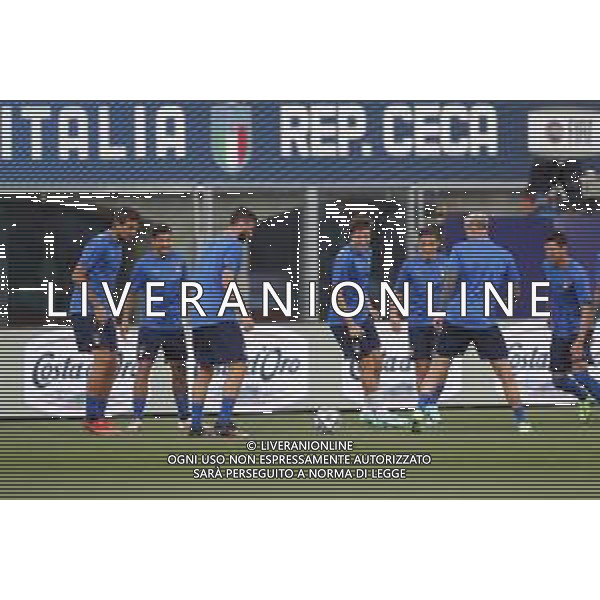 ITALIA - REPUBBLICA CECA gara amichevole prima del campionato Europeo UEFA 2020 - 04/06/2021 - nella foto: riscaldamento dell\'Italia nel prepartita - federico chiesa ©Claudio Zamagni/Agenzi Aldo Liverani s.a.s. during international friendly soccer match before uefa Euro 2020 between Italy and Czech Republic at Renato Dall\'Ara Stadium on June 04 2021 in Bologna photo credit by Claudio Zamagni/Aldo Liverani Photo Agency/AGENZIA ALDO LIVERANI SAS