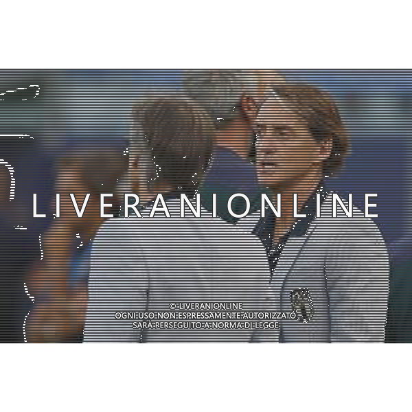 ITALIA - REPUBBLICA CECA gara amichevole prima del campionato Europeo UEFA 2020 - 04/06/2021 - nella foto: Mister Roberto Mancini(Italia) durante riscaldamento dell\'Italia nel prepartita ©Claudio Zamagni/Agenzi Aldo Liverani s.a.s. during international friendly soccer match before uefa Euro 2020 between Italy and Czech Republic at Renato Dall\'Ara Stadium on June 04 2021 in Bologna photo credit by Claudio Zamagni/Aldo Liverani Photo Agency/AGENZIA ALDO LIVERANI SAS
