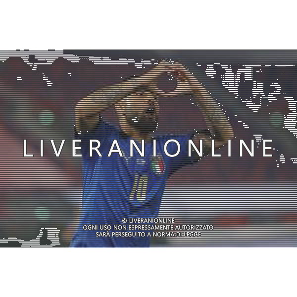 ITALIA - REPUBBLICA CECA gara amichevole prima del campionato Europeo UEFA 2020 - 04/06/2021 - nella foto: esultanza Insigne Lorenzo(Italia)dopo il goal ©Claudio Zamagni/Agenzi Aldo Liverani s.a.s. during international friendly soccer match before uefa Euro 2020 between Italy and Czech Republic at Renato Dall\'Ara Stadium on June 04 2021 in Bologna photo credit by Claudio Zamagni/Aldo Liverani Photo Agency/AGENZIA ALDO LIVERANI SAS