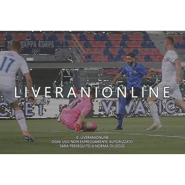 ITALIA - REPUBBLICA CECA gara amichevole prima del campionato Europeo UEFA 2020 - 04/06/2021 - nella foto: goal Berardi Domenico(Italia) ©Claudio Zamagni/Agenzi Aldo Liverani s.a.s. during international friendly soccer match before uefa Euro 2020 between Italy and Czech Republic at Renato Dall\'Ara Stadium on June 04 2021 in Bologna photo credit by Claudio Zamagni/Aldo Liverani Photo Agency/AGENZIA ALDO LIVERANI SAS