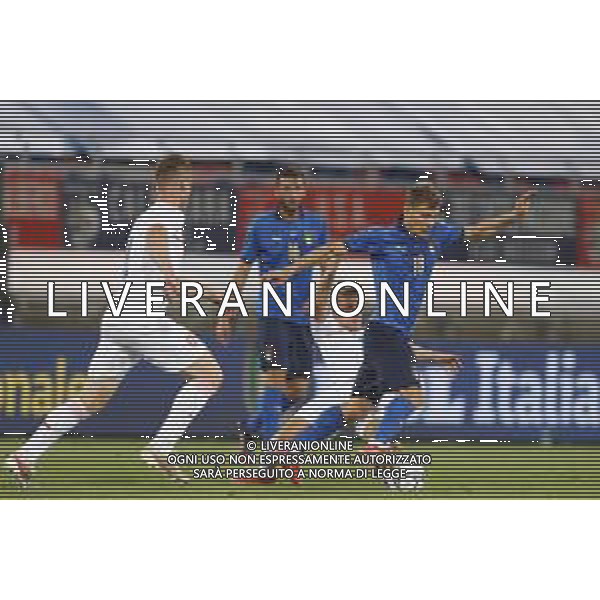 ITALIA - REPUBBLICA CECA gara amichevole prima del campionato Europeo UEFA 2020 - 04/06/2021 - nella foto: Barella Nicolo’(Italia) ©Claudio Zamagni/Agenzi Aldo Liverani s.a.s. during international friendly soccer match before uefa Euro 2020 between Italy and Czech Republic at Renato Dall\'Ara Stadium on June 04 2021 in Bologna photo credit by Claudio Zamagni/Aldo Liverani Photo Agency/AGENZIA ALDO LIVERANI SAS