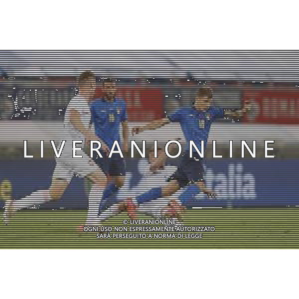 ITALIA - REPUBBLICA CECA gara amichevole prima del campionato Europeo UEFA 2020 - 04/06/2021 - nella foto:Barella Nicolo’(Italia) ©Claudio Zamagni/Agenzi Aldo Liverani s.a.s. during international friendly soccer match before uefa Euro 2020 between Italy and Czech Republic at Renato Dall\'Ara Stadium on June 04 2021 in Bologna photo credit by Claudio Zamagni/Aldo Liverani Photo Agency/AGENZIA ALDO LIVERANI SAS