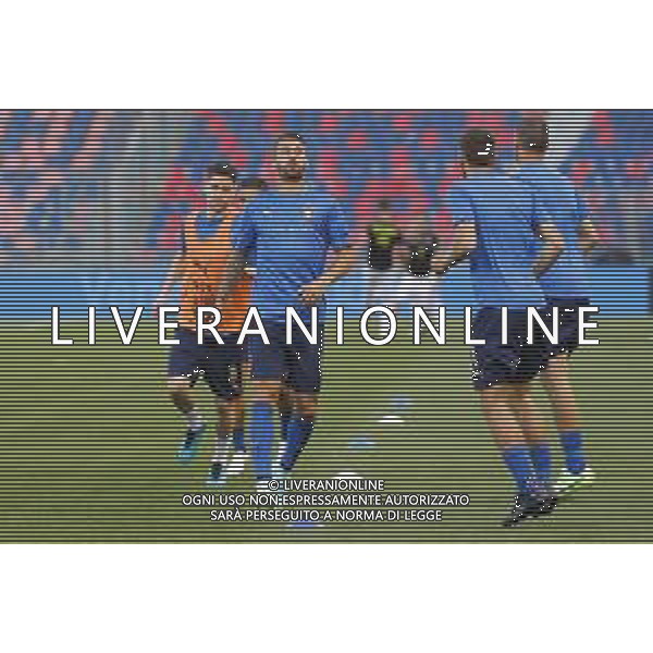 ITALIA - REPUBBLICA CECA gara amichevole prima del campionato Europeo UEFA 2020 - 04/06/2021 - nella foto: riscaldamento dell\'Italia nel prepartita - leonardo spinazzola ©Claudio Zamagni/Agenzi Aldo Liverani s.a.s. warmup of Italy during international friendly soccer match before uefa Euro 2020 between Italy and Czech Republic at Renato Dall\'Ara Stadium on June 04 2021 in Bologna photo credit by Claudio Zamagni/Aldo Liverani Photo Agency/AGENZIA ALDO LIVERANI SAS