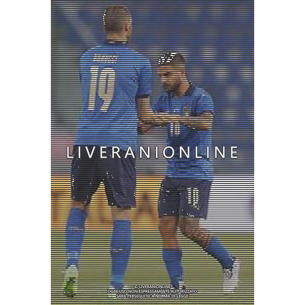 ITALIA - REPUBBLICA CECA gara amichevole prima del campionato Europeo UEFA 2020 - 04/06/2021 - nella foto: Bonucci Leonardo(Italia) Insigne Lorenzo(Italia) ©Claudio Zamagni/Agenzi Aldo Liverani s.a.s. Bonucci Leonardo(Italia) Insigne Lorenzo(Italia) during international friendly soccer match before uefa Euro 2020 between Italy and Czech Republic at Renato Dall\'Ara Stadium on June 04 2021 in Bologna photo credit by Claudio Zamagni/Aldo Liverani Photo Agency/AGENZIA ALDO LIVERANI SAS