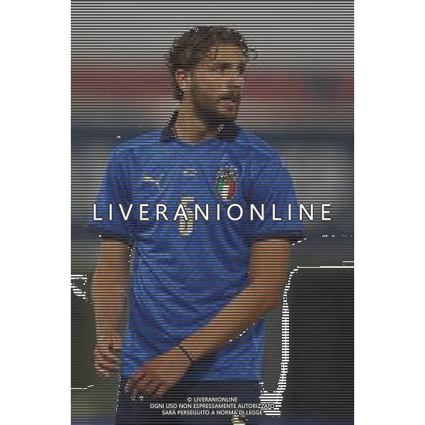 ITALIA - REPUBBLICA CECA gara amichevole prima del campionato Europeo UEFA 2020 - 04/06/2021 - nella foto: Manuel Locatelli(Italia) ©Claudio Zamagni/Agenzi Aldo Liverani s.a.s. Manuel Locatelli(Italia) during international friendly soccer match before uefa Euro 2020 between Italy and Czech Republic at Renato Dall\'Ara Stadium on June 04 2021 in Bologna photo credit by Claudio Zamagni/Aldo Liverani Photo Agency/AGENZIA ALDO LIVERANI SAS