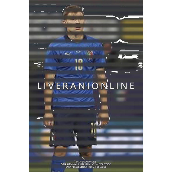 ITALIA - REPUBBLICA CECA gara amichevole prima del campionato Europeo UEFA 2020 - 04/06/2021 - nella foto: Barella Nicolo’(Italia) ©Claudio Zamagni/Agenzi Aldo Liverani s.a.s. Barella Nicolo’(Italia) during international friendly soccer match before uefa Euro 2020 between Italy and Czech Republic at Renato Dall\'Ara Stadium on June 04 2021 in Bologna photo credit by Claudio Zamagni/Aldo Liverani Photo Agency/AGENZIA ALDO LIVERANI SAS
