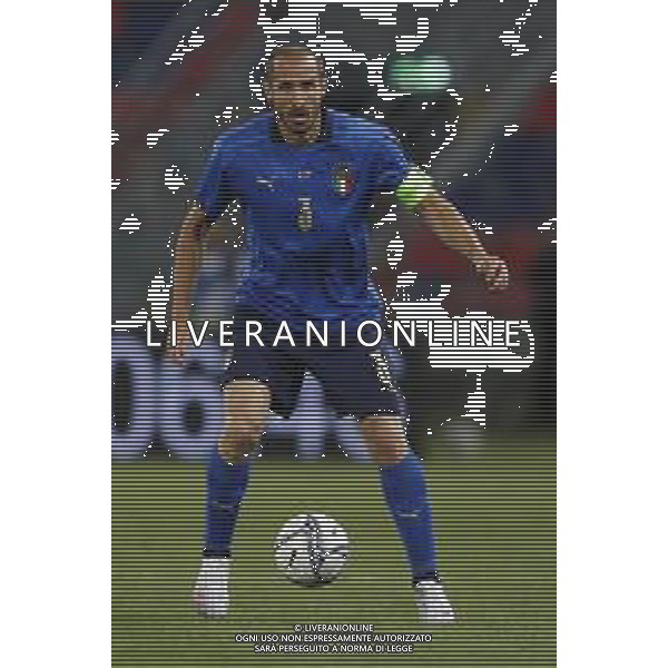 ITALIA - REPUBBLICA CECA gara amichevole prima del campionato Europeo UEFA 2020 - 04/06/2021 - nella foto: Chiellini Giorgio(Italia) ©Claudio Zamagni/Agenzi Aldo Liverani s.a.s. Chiellini Giorgio(Italia) during international friendly soccer match before uefa Euro 2020 between Italy and Czech Republic at Renato Dall\'Ara Stadium on June 04 2021 in Bologna photo credit by Claudio Zamagni/Aldo Liverani Photo Agency/AGENZIA ALDO LIVERANI SAS