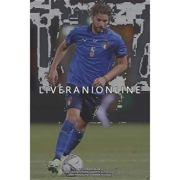 ITALIA - REPUBBLICA CECA gara amichevole prima del campionato Europeo UEFA 2020 - 04/06/2021 - nella foto: Manuel Locatelli(Italia) ©Claudio Zamagni/Agenzi Aldo Liverani s.a.s. Manuel Locatelli(Italia) during international friendly soccer match before uefa Euro 2020 between Italy and Czech Republic at Renato Dall\'Ara Stadium on June 04 2021 in Bologna photo credit by Claudio Zamagni/Aldo Liverani Photo Agency/AGENZIA ALDO LIVERANI SAS