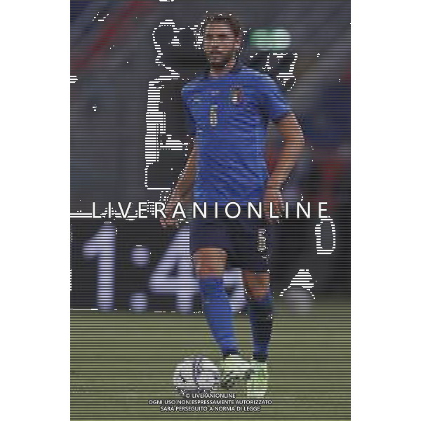 ITALIA - REPUBBLICA CECA gara amichevole prima del campionato Europeo UEFA 2020 - 04/06/2021 - nella foto: Manuel Locatelli(Italia) ©Claudio Zamagni/Agenzi Aldo Liverani s.a.s. Manuel Locatelli(Italia) during international friendly soccer match before uefa Euro 2020 between Italy and Czech Republic at Renato Dall\'Ara Stadium on June 04 2021 in Bologna photo credit by Claudio Zamagni/Aldo Liverani Photo Agency/AGENZIA ALDO LIVERANI SAS