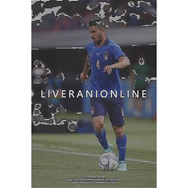ITALIA - REPUBBLICA CECA gara amichevole prima del campionato Europeo UEFA 2020 - 04/06/2021 - nella foto: Spinazzola Leonardo(Italia) ©Claudio Zamagni/Agenzi Aldo Liverani s.a.s. Spinazzola Leonardo(Italia) during international friendly soccer match before uefa Euro 2020 between Italy and Czech Republic at Renato Dall\'Ara Stadium on June 04 2021 in Bologna photo credit by Claudio Zamagni/Aldo Liverani Photo Agency/AGENZIA ALDO LIVERANI SAS