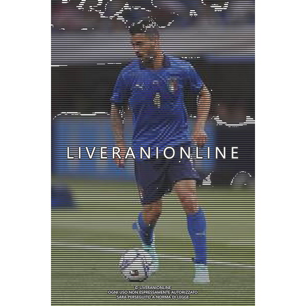 ITALIA - REPUBBLICA CECA gara amichevole prima del campionato Europeo UEFA 2020 - 04/06/2021 - nella foto: Spinazzola Leonardo(Italia) ©Claudio Zamagni/Agenzi Aldo Liverani s.a.s. Spinazzola Leonardo(Italia) during international friendly soccer match before uefa Euro 2020 between Italy and Czech Republic at Renato Dall\'Ara Stadium on June 04 2021 in Bologna photo credit by Claudio Zamagni/Aldo Liverani Photo Agency/AGENZIA ALDO LIVERANI SAS