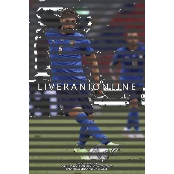 ITALIA - REPUBBLICA CECA gara amichevole prima del campionato Europeo UEFA 2020 - 04/06/2021 - nella foto: Manuel Locatelli(Italia) ©Claudio Zamagni/Agenzi Aldo Liverani s.a.s. Manuel Locatelli(Italia) during international friendly soccer match before uefa Euro 2020 between Italy and Czech Republic at Renato Dall\'Ara Stadium on June 04 2021 in Bologna photo credit by Claudio Zamagni/Aldo Liverani Photo Agency/AGENZIA ALDO LIVERANI SAS