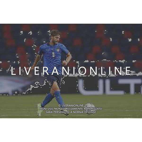 ITALIA - REPUBBLICA CECA gara amichevole prima del campionato Europeo UEFA 2020 - 04/06/2021 - nella foto: Manuel Locatelli(Italia) ©Claudio Zamagni/Agenzi Aldo Liverani s.a.s. Manuel Locatelli(Italia) during international friendly soccer match before uefa Euro 2020 between Italy and Czech Republic at Renato Dall\'Ara Stadium on June 04 2021 in Bologna photo credit by Claudio Zamagni/Aldo Liverani Photo Agency/AGENZIA ALDO LIVERANI SAS