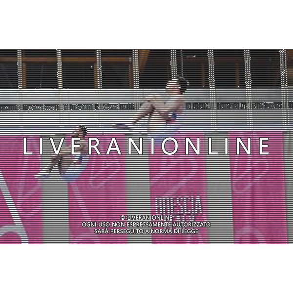 Marinil/LMedia - Trampoline World Cup Synchro Men - Gymnastics 05 June 2021 - Centro Sportivo San Filippo di Brescia, brescia, Italy Photo showing: Chartier - Morate FRA @Marinil/LMedia/AGENZIA ALDO LIVERANI SAS