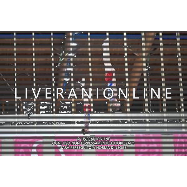 Marinil/LMedia - Trampoline World Cup Synchro Men - Gymnastics 05 June 2021 - Centro Sportivo San Filippo di Brescia, brescia, Italy Photo showing: Stakevich - Builou BLR @Marinil/LMedia/AGENZIA ALDO LIVERANI SAS