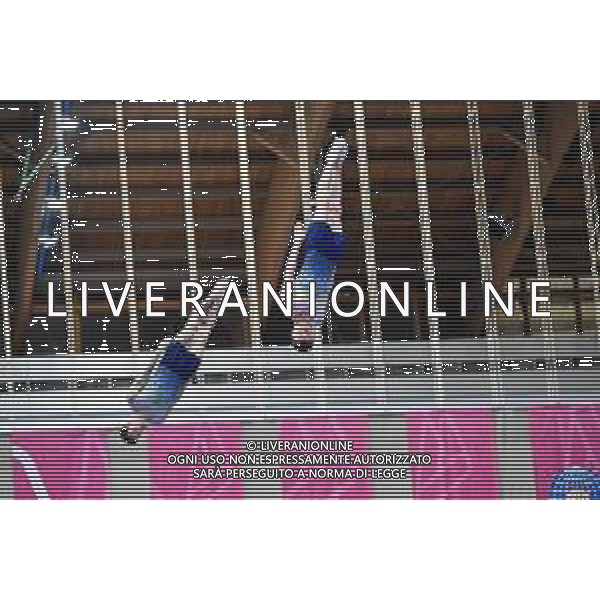 Marinil/LMedia - Trampoline World Cup Synchro Men - Gymnastics 05 June 2021 - Centro Sportivo San Filippo di Brescia, brescia, Italy Photo showing: Prostorov - Davydenko UKR @Marinil/LMedia/AGENZIA ALDO LIVERANI SAS
