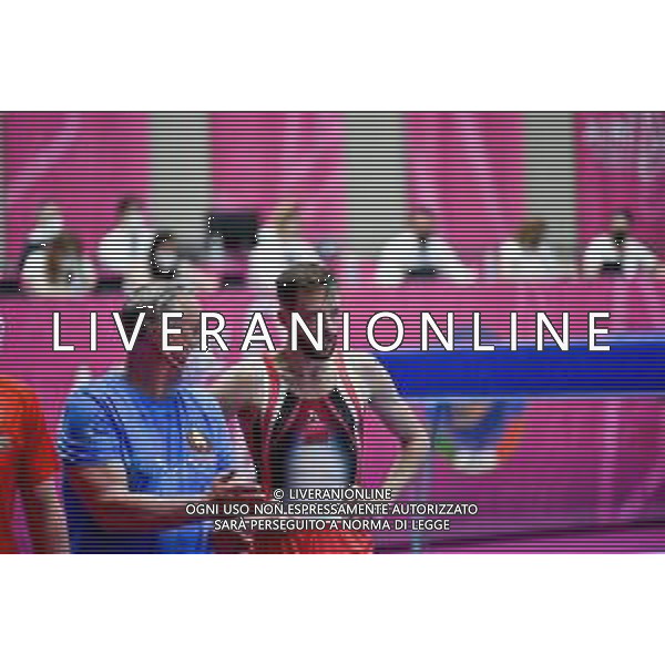Marinil/LMedia - Trampoline World Cup Synchro Men - Gymnastics 05 June 2021 - Centro Sportivo San Filippo di Brescia, brescia, Italy Photo showing: Hancharou - Rabtsau BLR @Marinil/LMedia/AGENZIA ALDO LIVERANI SAS