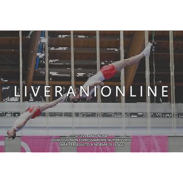 Marinil/LMedia - Trampoline World Cup Synchro Men - Gymnastics 05 June 2021 - Centro Sportivo San Filippo di Brescia, brescia, Italy Photo showing: Zankrzewski - Jaworski POL @Marinil/LMedia/AGENZIA ALDO LIVERANI SAS