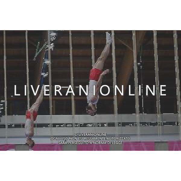 Marinil/LMedia - Trampoline World Cup Synchro Men - Gymnastics 05 June 2021 - Centro Sportivo San Filippo di Brescia, brescia, Italy Photo showing: Zankrzewski - Jaworski POL @Marinil/LMedia/AGENZIA ALDO LIVERANI SAS
