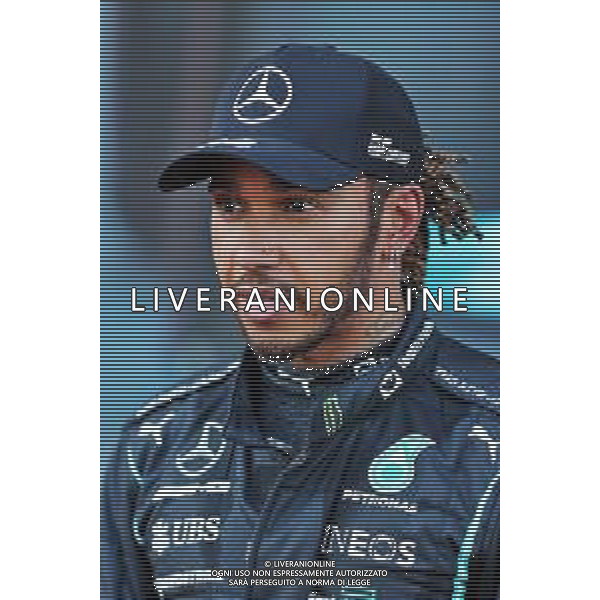 Lewis Hamilton (GBR) Mercedes AMG F1 in qualifying parc ferme. 05.06.2021. Formula 1 World Championship, Rd 6, Azerbaijan Grand Prix, Baku Street Circuit, Azerbaijan, Qualifying Day. - www.xpbimages.com, EMail: requests@xpbimages.com © Copyright: Batchelor / XPB Images/AGENZIA ALDO LIVERANI SAS - ITALY ONLY EDITORIAL USE ONLY