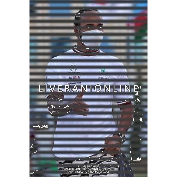 Lewis Hamilton (GBR) Mercedes AMG F1. 05.06.2021. Formula 1 World Championship, Rd 6, Azerbaijan Grand Prix, Baku Street Circuit, Azerbaijan, Qualifying Day. - www.xpbimages.com, EMail: requests@xpbimages.com © Copyright: Batchelor / XPB Images/AGENZIA ALDO LIVERANI SAS - ITALY ONLY EDITORIAL USE ONLY
