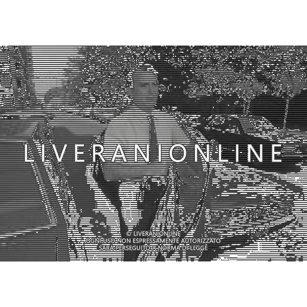 1984 MILANO LEGA CALCIO VIA FILIPPETTI INAUGURAZIONE DI ALCUNI NUOVI LOCALI ALLA PRESENZA DEI PRESIDENTI SERIE A E B NELLA FOTO ERNESTO PELLEGRINI AG ALDO LIVERANI SAS