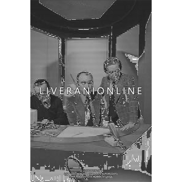 RETROSPETTIVA MIKE BONGIORNO CONDUTTORE TELEVISIVO NELLA TRASMISSIONE TELEVISIVA \'SCOMMETTIAMO\' GIOCO A QUIZ NEL 1978 Nella foto il notaio Ludovico Peregrini ©Archivio Giovanni Liverani/AGENZIA ALDO LIVERANI SAS